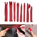 Qiilu Seal Trim Removal Pry Bar Panel Door Interior Clip Remover With Pliers Tool Kit