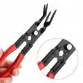 Qiilu Seal Trim Removal Pry Bar Panel Door Interior Clip Remover With Pliers Tool Kit