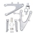 Tcmt Front Rear Foot Pegs Bracket Mount Set Fit For Yamaha Yzf R1 Yzfr1 2004-2006 2005