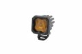 Diode Dynamics Stage Series C1 Yellow Sae Dot Fog Standard Led Pod One W Amber Backlight 