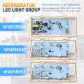 W10515057 W10515058 Refrigerator Led Light Set For Maytag Msf22d4xaw00 Msf22d4xaw01 Msf25d4mde00 Msf25d4mde01 Replaces