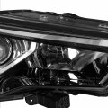 Factory Style Projector Headlight Lamp Compatible With Toyota 4runner 2014-2020 Passenger Right Side Chrome Housing Amber