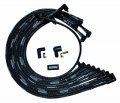 Moroso 51529 Ultra Series Sleeved Black Spark Plug Wires Small Block Chevy Under Header Routing 90 Degree Ends Non Hei 