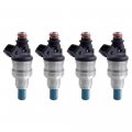 Aintier 4g63t Engine Fuel Injectors Set Compatible With For Eagle Talon For Lotus Elise Mazda Miata Mx-5 Rx-7 Mitsubishi