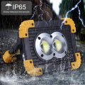 Modoao Led Spotlight Work Light Usb Rechargeable Flashlight Flood For Outdoor Camping Hiking Emergency Car Repairing And Job
