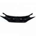 G-plus Gloss Front Upper Bumper Grille Hood Compatible With Honda Civic 2016 2017 2018 Factory Style Grill Chrome