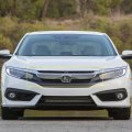 G-plus Gloss Front Upper Bumper Grille Hood Compatible With Honda Civic 2016 2017 2018 Factory Style Grill Chrome
