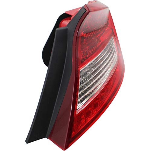 Evan-fischer Tail Light Assembly For 2012-2013 Honda Civic Coupe Set Of 2 Passenger And Driver Side