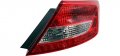 Evan-fischer Tail Light Assembly For 2012-2013 Honda Civic Coupe Set Of 2 Passenger And Driver Side