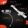 A-premium Power Electric Window Regulator With Motor Compatible Acura Mdx 2001-2006 Rear Left And Right 2-pc Set