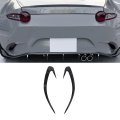 Rear Bumper Spoiler Air Vent Cover Sporty Style Abs Side Splitter Trim With Aerodynamic Design Replacement For Nd 2016 Bright