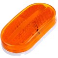 5 Pack 6 Led Oblong Trailer Side Marker Lights Amber Clearance Lamps Waterproof For Trucks Rv Atv And Heavy Duty Vehicles