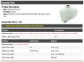 Coolant Overflow Expansion Reservoir Tank With Cap Compatible 2003 2005 Volvo S80 From Chassis 174837-