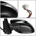 Ni1320225 Oe Style Powered Heated Turn Signal Left Side View Door Mirror Compatible With Altima Sedan 13-18