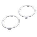 Fog Light Bezel With Chrome Ring Set For 2012 2015 Honda Pilot Front Lamp Cover Trim Driver And Passenger Side Mo-4466 4 Piece