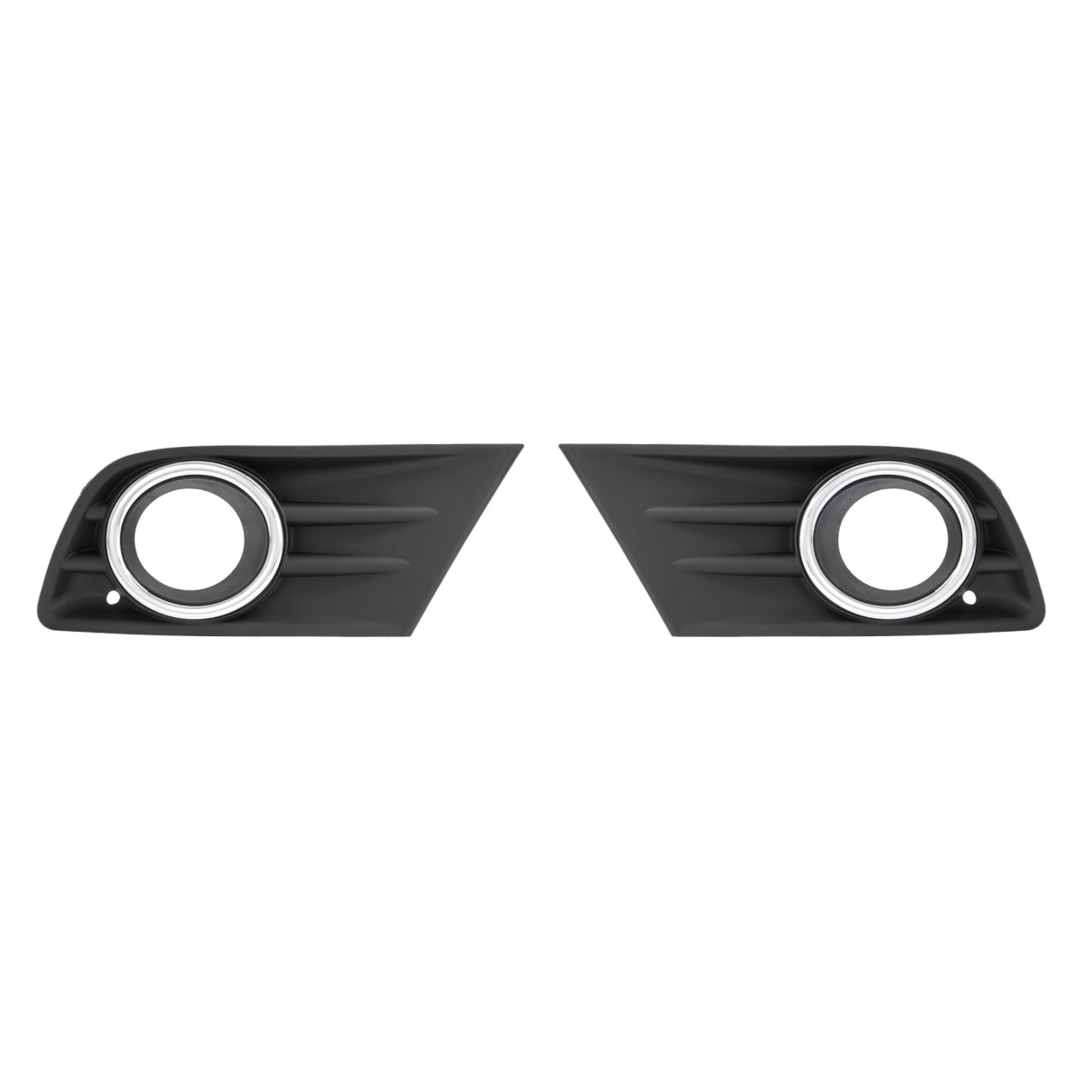 Fog Light Bezel With Chrome Ring Set For 2012 2015 Honda Pilot Front Lamp Cover Trim Driver And Passenger Side Mo-4466 4 Piece