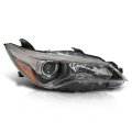 Right Side Headlights Assembly For Toyota Camry Le Se Xle Xse 2015-2017 To2502222 To2503222 Clear Lens Black Housing Amber 