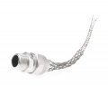 Woodhead 36259 Cable Strain Relief Straigh Male Deluxe Cord Grip Aluminum Body Stainless Steel Mesh 3 4 Npt Thread Size 375- 