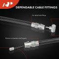 A-premium Front Side Parking Brake Cable Assembly Compatible With Ford Lincoln Mercury Models Crown Victoria 1998 Town Car-2002