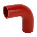 1 Pcs 45mm 77 Id 102mm 4 02 Length 90 Degrees Red Car Silicone Hose Coolant Universal 