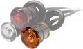 20 Pack Smoked Lens 10 Red Amber 3 4 Led Clearance Marker Lights Bullet Grommet P2 Rated Manufactured In The Usa By Tecniq Used 