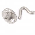 Uxcell 250mm Cabin Hooks Eye Latch Door Gate Swivel Window Hook With Mounting Screws 5pcs