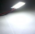 Everbright 4-pack Super White Cob 21-smd Led Panel Dome Lamp Car Interior Reading Plate Light Roof Ceiling Wired Witha 