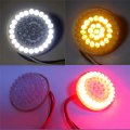 Httmt- 2 Led 1157 Front And Rear Turn Signal Lights Inserts Smoke Lens Fit Compatible With H-d P N Tghd-tsl01-2 02r R-2