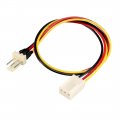 10pcs 26 5cm Male To Female 3p Fan Power Extension Adapter Cable 