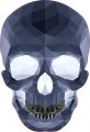 Stickertalk Crystal Skull Vinyl Sticker 3 5 Inches By 
