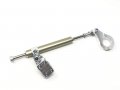 Streamline 7 Way Steering Stabilizer Rebuildable For Yamaha Blaster 90-06 Silver 