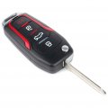 Ocpty 1 X Flip Key Entry Remote Control Fob Transmitter Replacement For 2005-2013d For Mustang Cwtwb1u331 4 Buttons 315 Mhz