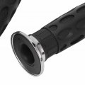 2 Pcs Motorcycle Hand Grips Throttle 7 8in 22mm Atv Handle Bar Handlebar Replacement For 150cc 250cc