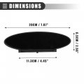 Motoforti Sun Visor Vanity Mirror Cover Driver Or Passenger Side Cap Replacement For Porsche 996 1996-2010 Abs Black