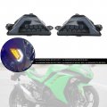 Topteng Led Front Turn Signal Light Signals For Kawasaki Ninja 300 2013-2017 400 2018-2023 650 2012-2023 Zx-6r 2013-2022 Zx-4rr