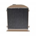 3 Row Core Aluminum Radiator For 1932 Ford Model Hi Boy Grill Shells V8 Engines Alloyworks-2335 Polished Finish High Capacity