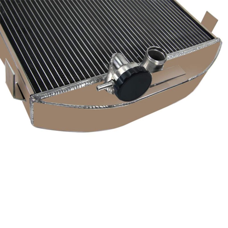 3 Row Core Aluminum Radiator For 1932 Ford Model Hi Boy Grill Shells V8 Engines Alloyworks-2335 Polished Finish High Capacity