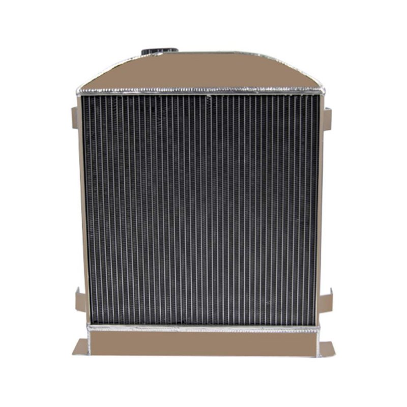 3 Row Core Aluminum Radiator For 1932 Ford Model Hi Boy Grill Shells V8 Engines Alloyworks-2335 Polished Finish High Capacity