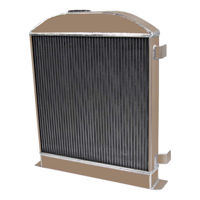 3 Row Core Aluminum Radiator For 1932 Ford Model Hi Boy Grill Shells V8 Engines Alloyworks-2335 Polished Finish High Capacity