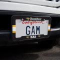Towson University Dad License Plate Tag Frame