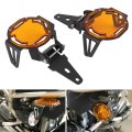 Fog Light Cover Aluminum Motocycle Guard Protective Led Lamp Protector Fit For R1200gs R1250gs Lc Orange