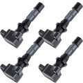 Ocpty Suitable 2006015 For Mazda Mx-5 Miata 2 0l L4 2006-2013 3 2 Replacement Ignition Coils 3-pins Coil Pack Uf540 Set Of 4 