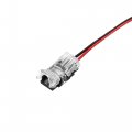 Uxcell Led Strip Connector For Waterproof 2 Pin 8mm Wide Single Color Lights To Wire Quick Connection 16 4ft Extension Cable