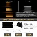 Vipmotoz Switchback Sequential Side Marker Lights Compatible With 1997-2006 Jeep Wrangler Dual Function Turn Signal Daytime