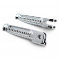 Httmt- Chrome Front Foot Pegs Compatible With Cbr 600 F4 F4i Vfr Vtr 1000 Rc51 Cb 900 Hornet P N Mt216-031-cd