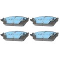 Rear Ceramic Brake Pad Set For Chevy Silverado 1500 Avalanche 2007 2013 Gold Classification Bonded Friction Replaces 19427994