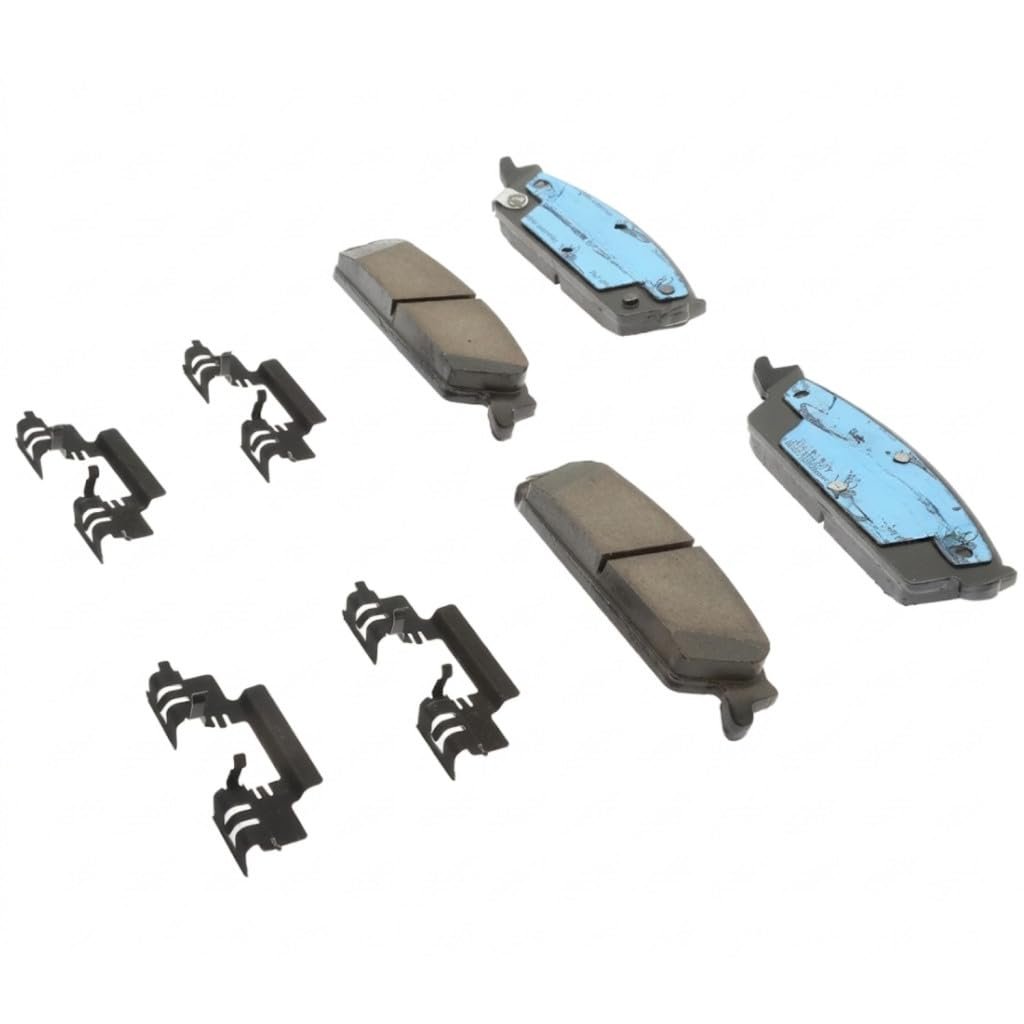 Rear Ceramic Brake Pad Set For Chevy Silverado 1500 Avalanche 2007 2013 Gold Classification Bonded Friction Replaces 19427994