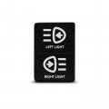 Ch4x4 Small Dual Push Switch For Toyota Tacoma Fj Cruiser Land Fortuner Hilux 4runner Prado 12v 3amp A Left Right Light Symbol 