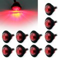 Fxc Purishion 10x 3 4in Round Led Clearence Light Front Rear Side Marker Indicators For Truck Car Bus Trailer Van Caravan Boat 