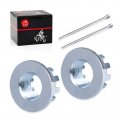 2pcs Front Axle Castle Nuts 18mm For Honda Recon 250 Trx250 Te Tm Trx350te Trx350tm Trx420te Trx420tm Trx500tm Fourtrax 300